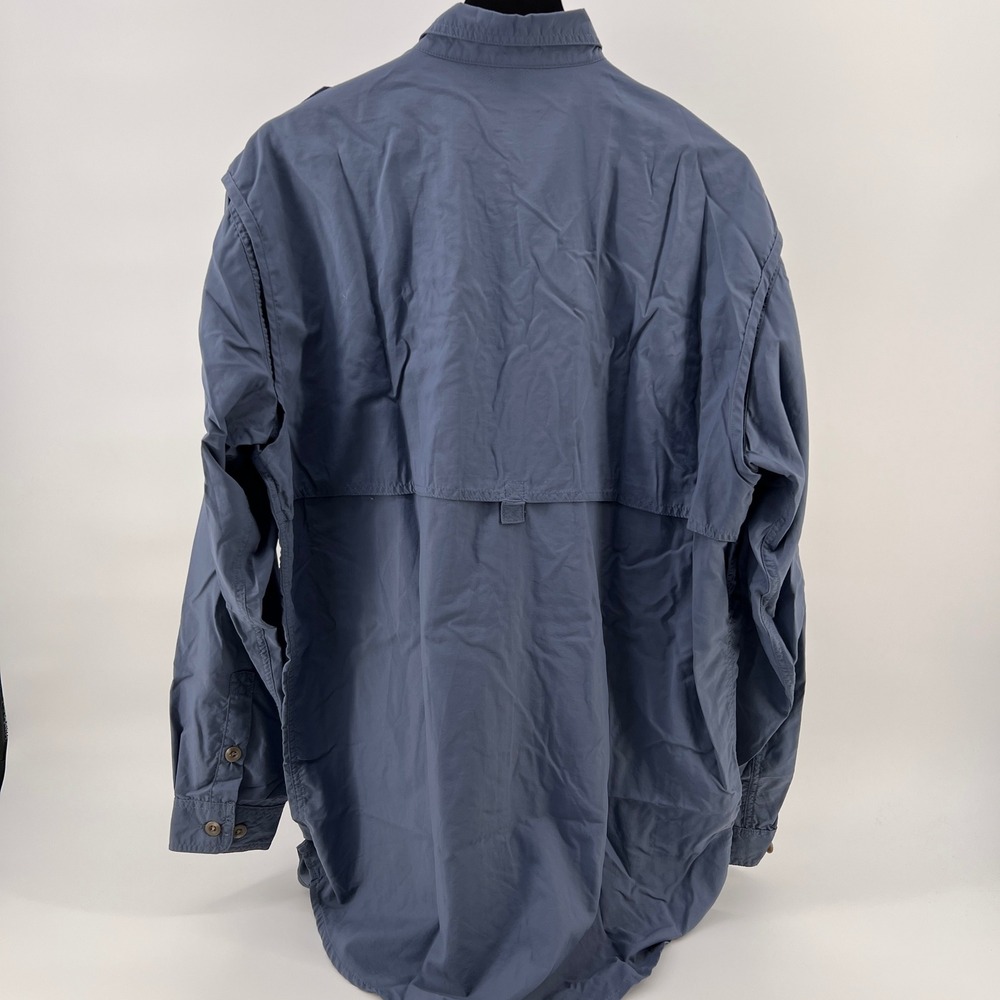 Cabelas Men Vented Hunting Shooting Shirt LT Tall Padded Quilted Shoulders Large - Picture 5 of 9